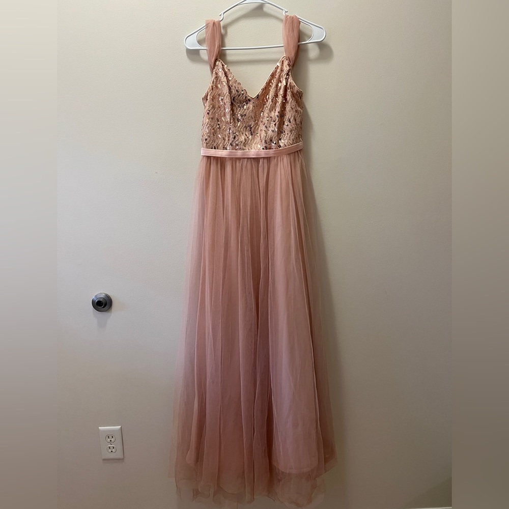 Pastel Pink Formal Banquet/Prom Dress